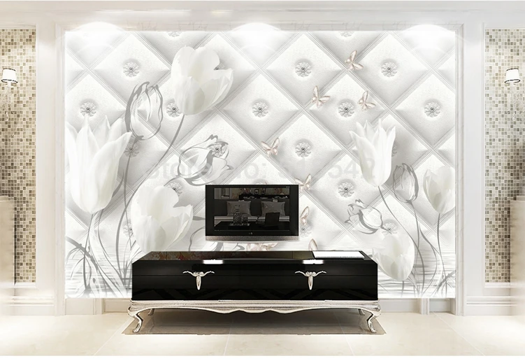 Custom 3D Photo Wallpaper, estilo europeu moderno,