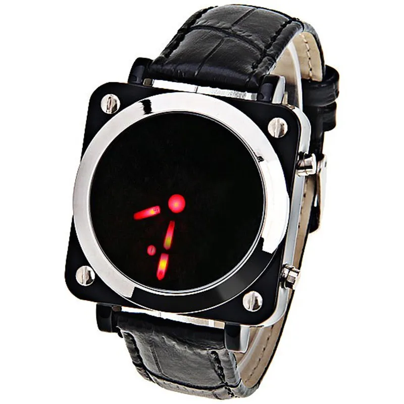 digital watch with second hand