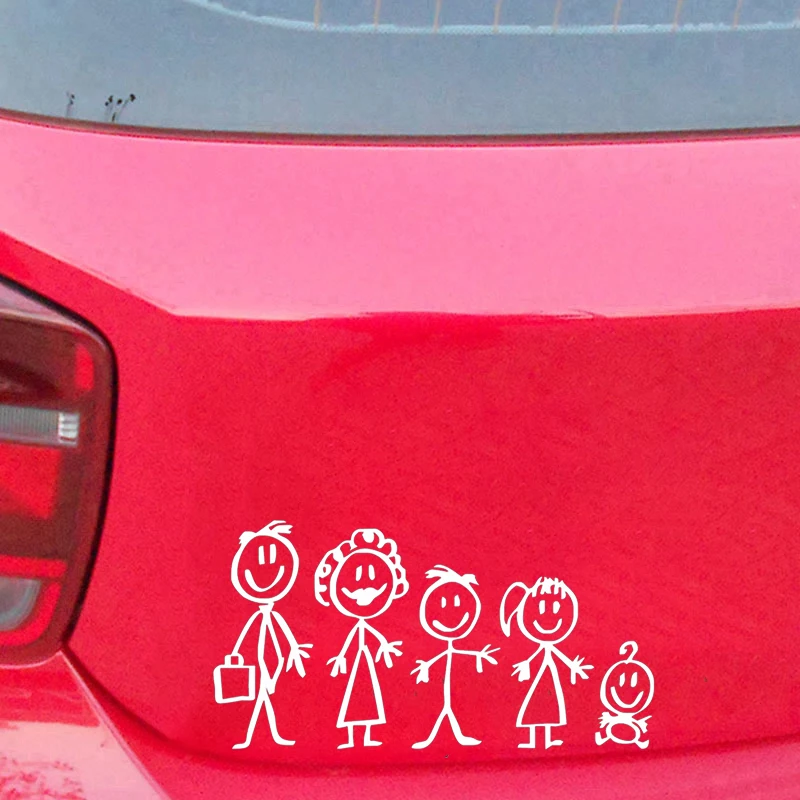 A happy family Warm And Romantic Art Painting Car Stickers Vinyl Decor Decals Rear Window Car Sticker A happy family Warm And Romantic Art Painting Car Stickers Vinyl Decor Decals Rear Window Car Sticker