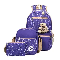 Для женщин Повседневное школьный рюкзак для девочек Стильная Сумка Через Плечо Рюкзак для деловых поездок