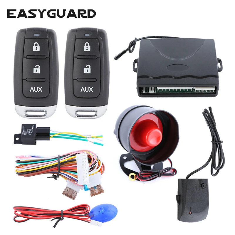 Универсальная автомобильная сигнализация EASYGUARD качественный односторонний