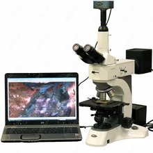 Polarizing Metallurgical Microscope–AmScope Supplies 50X-2000X Darkfield Polarizing Metallurgical Microscope + 3MP Camera