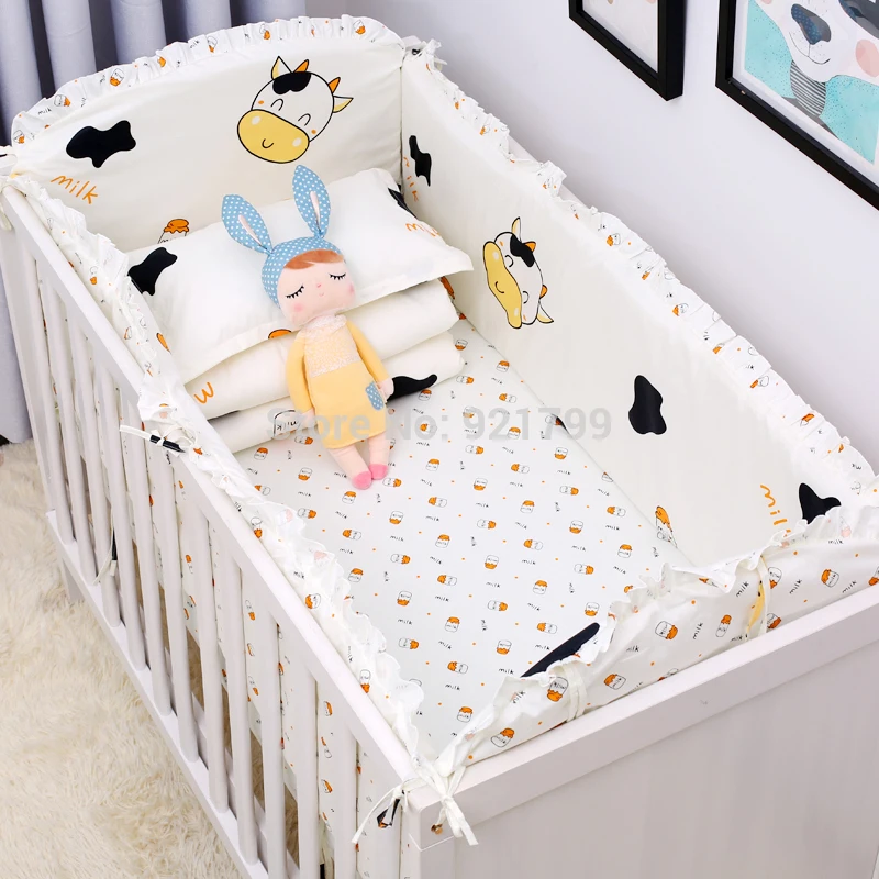 

Cartoon Cute Colourful Prevention Baby Bumpers Newborn Babyies Crib Bumper Insurance Rod Baby Crib Bedding Sets Safety Guardrail