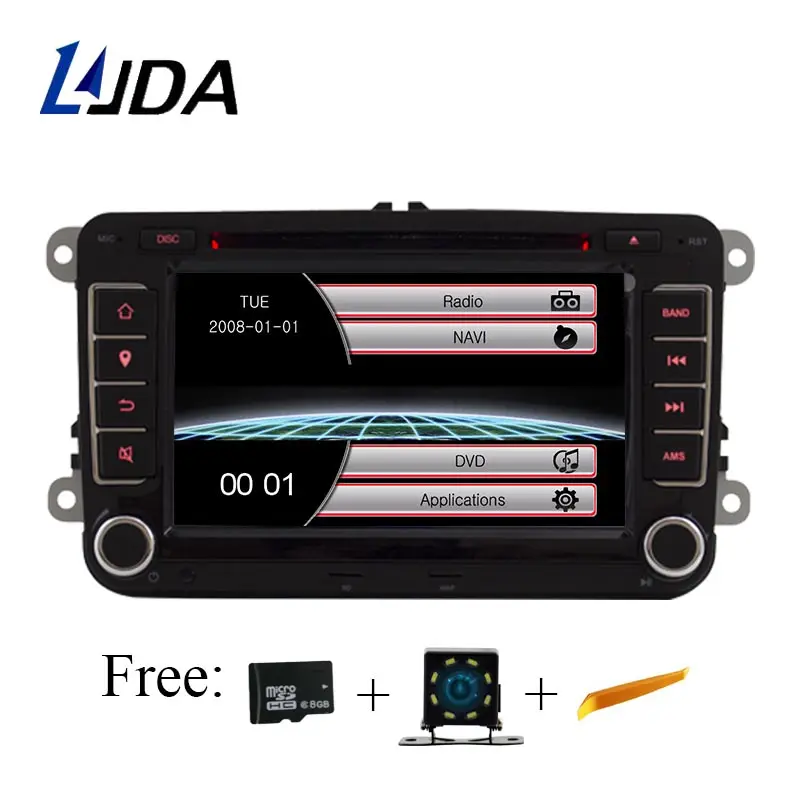Discount LJDA 2 Din 7 Inch Car DVD Player for VW Golf/6 Golf 5 Passat b7/cc/b6/SEAT leon/Tiguan/Skoda Octavia Multimedia GPS Radio Canbus 0 Discount LJDA 2 Din 7 Inch Car DVD Player for VW Golf/6 Golf 5 Passat b7/cc/b6/SEAT leon/Tiguan/Skoda Octavia Multimedia GPS Radio Canbus 0