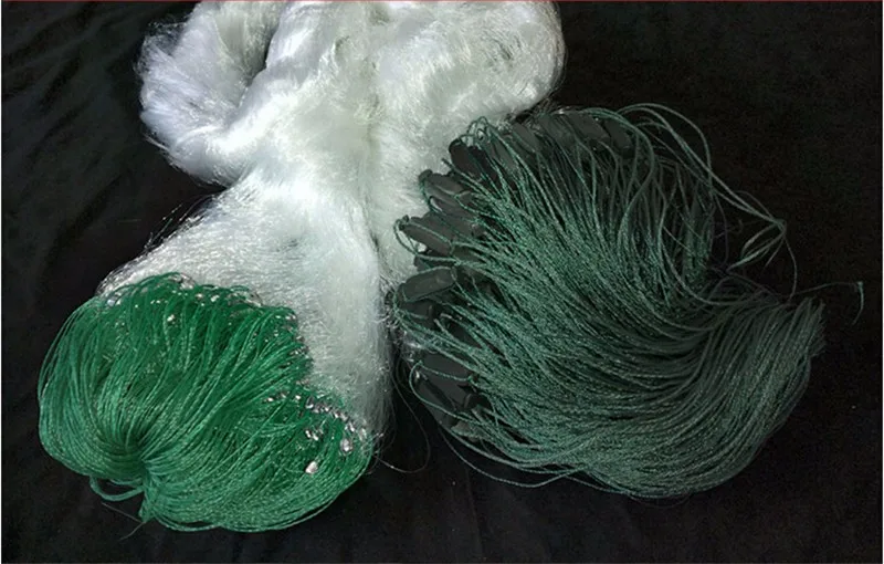 Linha de Nylon Armadilha para Peixes Rede de Pesca de Emalhar Rede de Pesca Rede de Pesca ao ar Grosso H5m L100 m 3 Camada 7 Centímetros Pia Malha Pegajoso Net China ao ar Livre 5 Esporte e Lazer