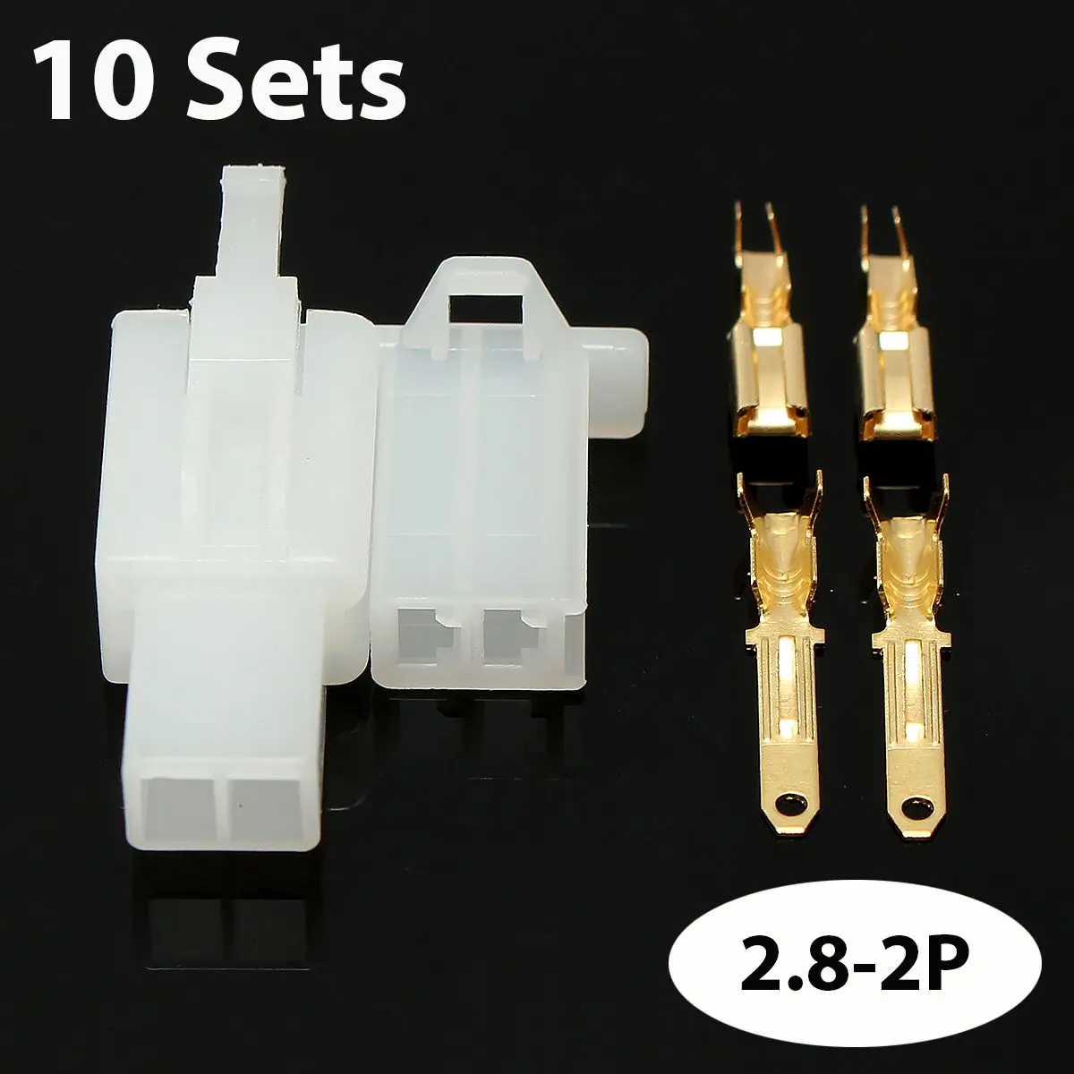 40 Set/380pcs Auto Electrical Wire Terminal Connector Mayitr 2.8 mm 2 3 4 6 Pin/Way Male Female Terminal Connectors for Boat Car