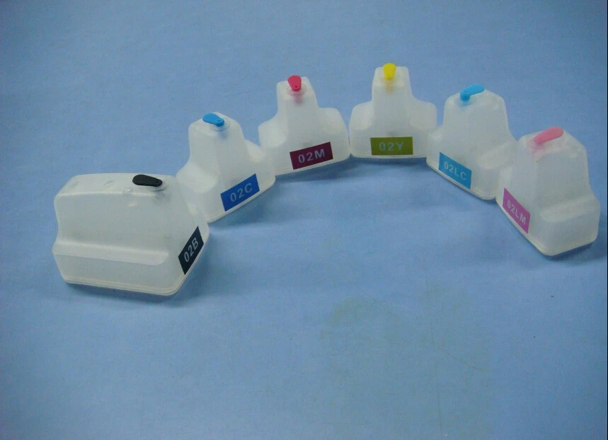 FOR HP 02 EMPTY REFILLED INK CARTRIDGE WITHOUT INK WITH AUTO RESET CHIP