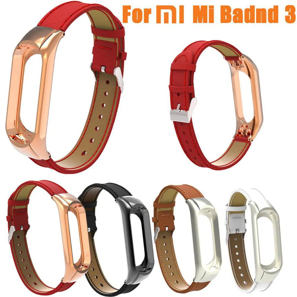 

New Fashion High Quality Wristband Replacement Wristband Band Strap Metal Case Cover For Xiaomi Mi Band 3 Bracelet Free Shipping