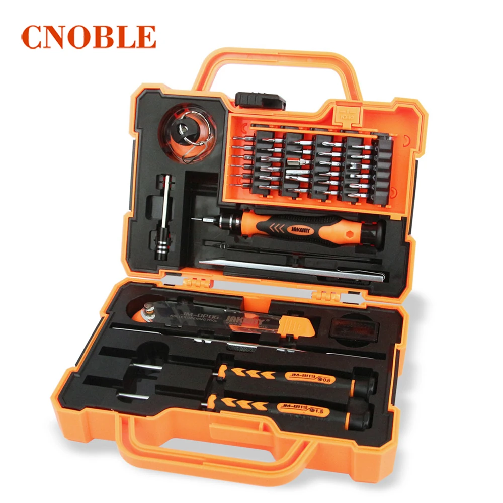 

JM-8139 45 in 1 Professional Electronic Precision Screwdriver Set Hand Tool Box Set Opening Tools for iPhone PC Repair Tools Kit