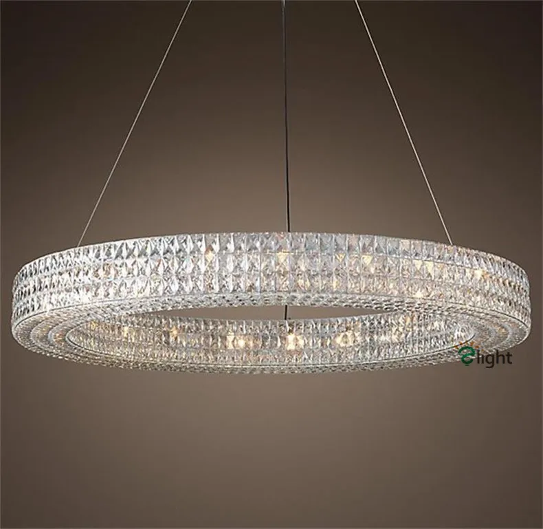 Американский RH Spiridon Lustre De Cristal светодиодный круглый подвесной светильник винтажный минимализм K9 хрустальный подвесной светильник