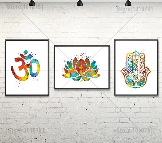 

5D DIY Diamond Embroidery Home Decoration Cartoon Om Meditation Diamond Painting Cross Stitch Rhinestone Decoration