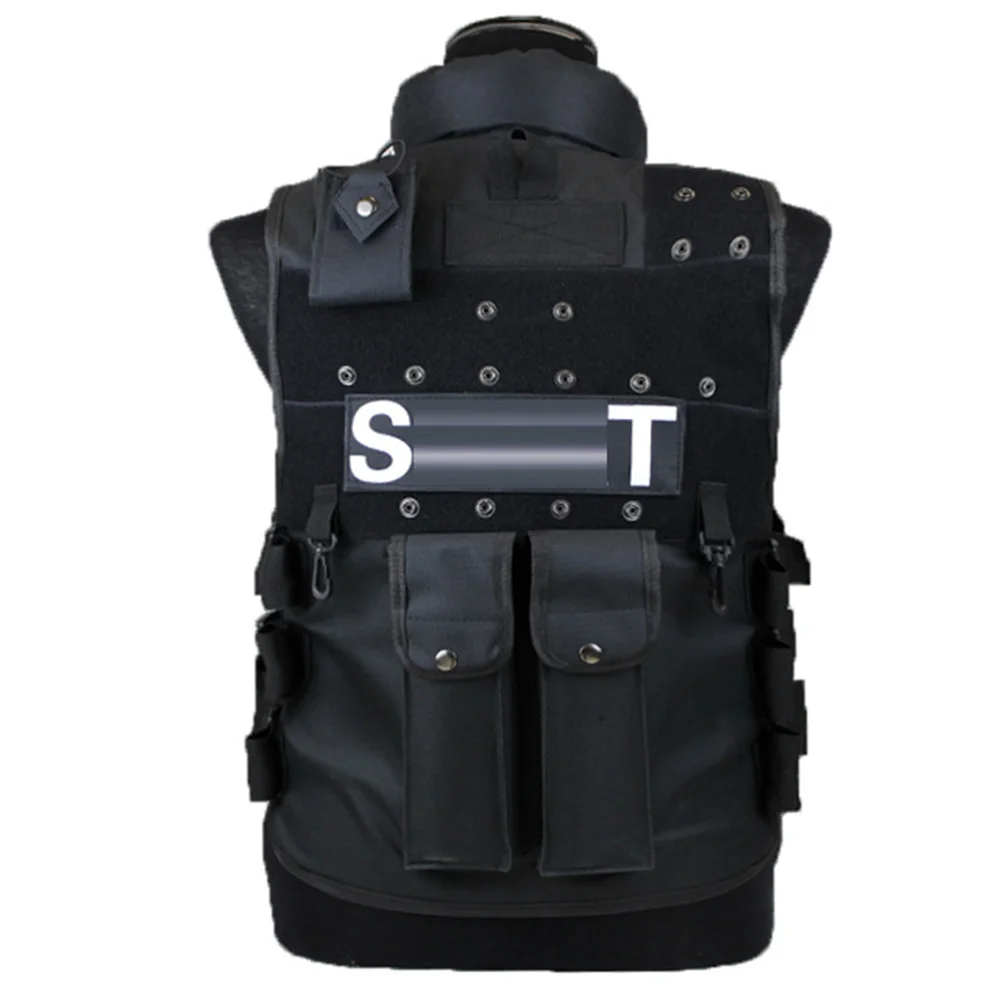 Открытый подлинный мужской тактический жилет черный пуленепробиваемый жилет модель тактический жилет cs жилет спецназ защитное оборудование