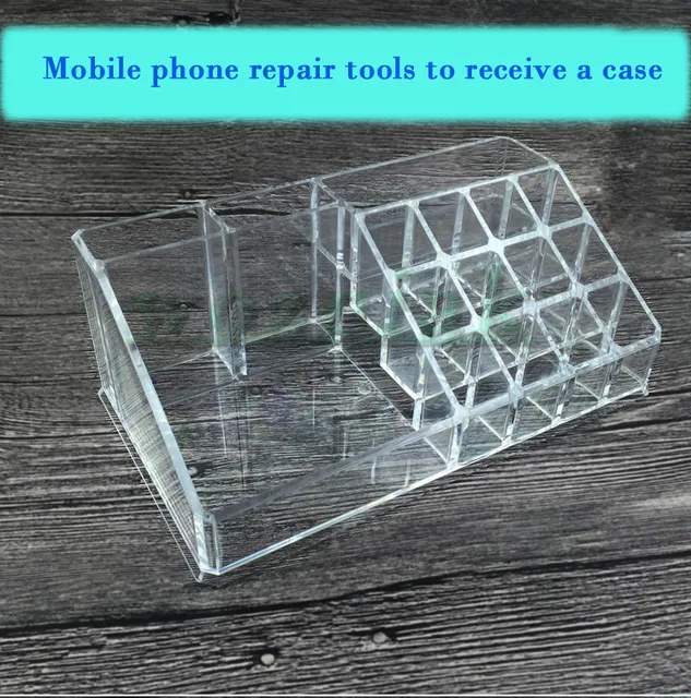 Best Offers Mobile phone repair plastic boxes tool boxes screw receive a case with the original box parts box components Best Offers Mobile phone repair plastic boxes tool boxes screw receive a case with the original box parts box components
