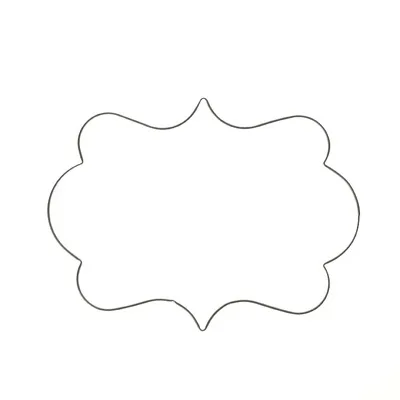 

New 1pcs European Wedding Frame Metal Cookie Cutters Biscuits Stainless Steel Tools Kitchen Baking Mould Candy mold for Child