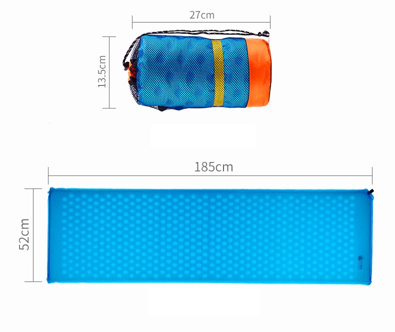 VILEAD Сверхлегкий надувной коврик для кемпинга 185*52 см, портативный автоматический коврик для сна, надувная кровать для походов и путешествий