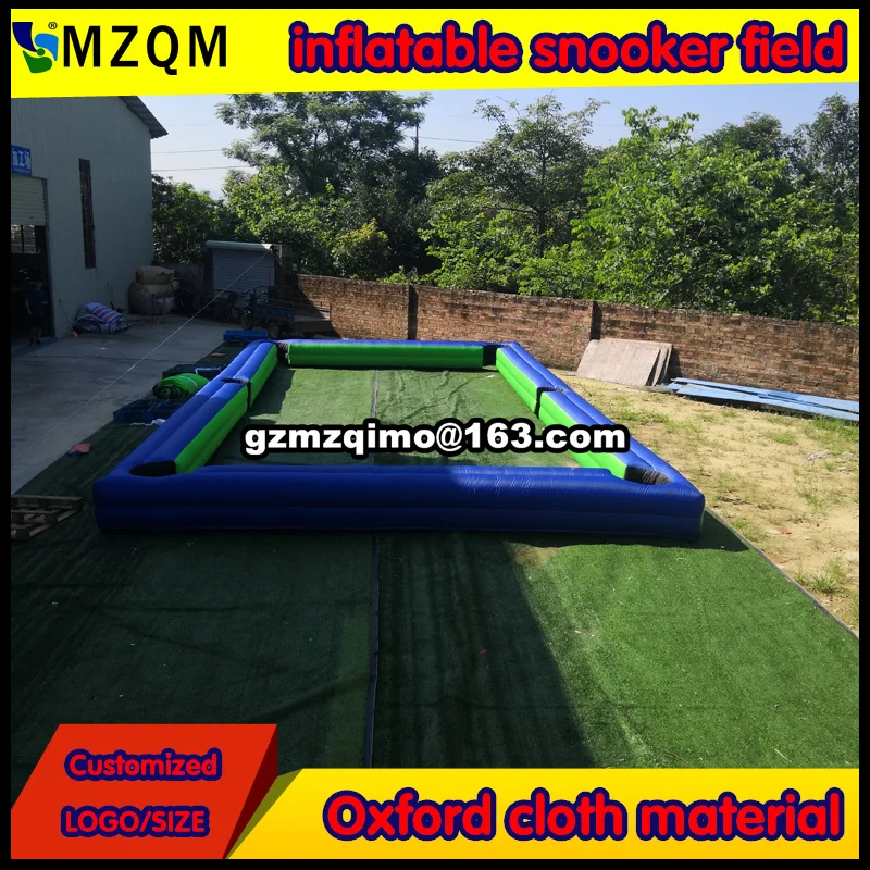 MZQM 6x4 m/8x5 m/10x5 m/12X6X0 5 M надувной бильярдный стол футбол snook мяч поле для стола|inflatable
