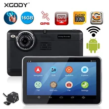 Xgody Navigator 7 Pollici Android Gps Per Auto 512 + 16 gb Posteriore Della Macchina Fotografica Video Recorder Dash Cam DVR 2017 Russia navitel Mappa Gratuita 2018 EU AU