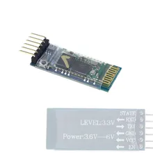 HC05 HC-05 6 Pin Bluetooth серийный проходной модуль беспроводное последовательное устройство связи с кнопкой для arduino