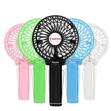 Foldable Hand Fans Battery Operated Rechargeable Handheld Mini Fan Electric Personal Fans Hand Bar Desktop Fan