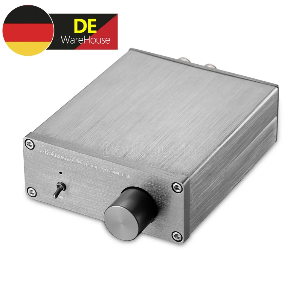 

2018 Nobsound Mini Digital Power Amplifier HiFi TPA3116 Stereo 2.0 Channel Audio Amp 50W+50W
