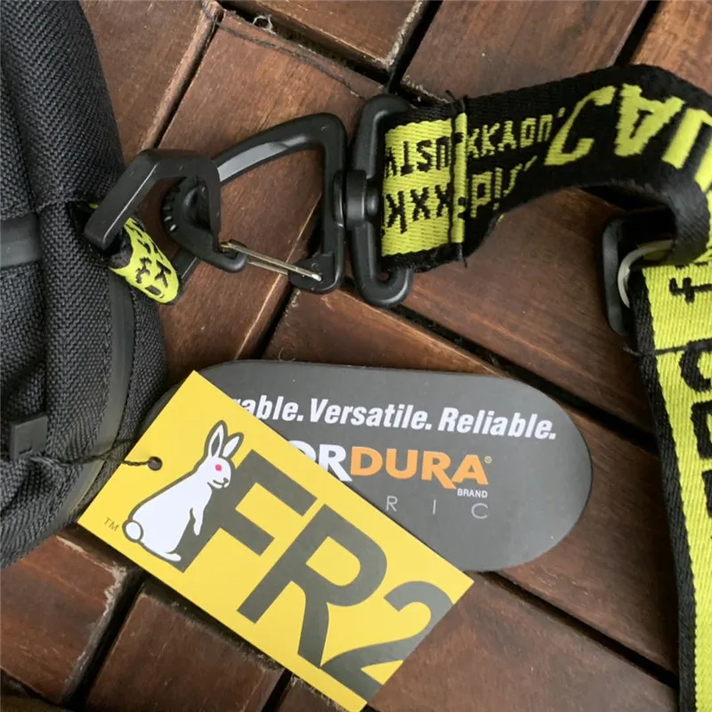 FR2 наплечная сумка, высокое качество, Fxxking, логотип кролика, вышивка, наплечная сумка# FR2, осторожно, тиснение, сумка