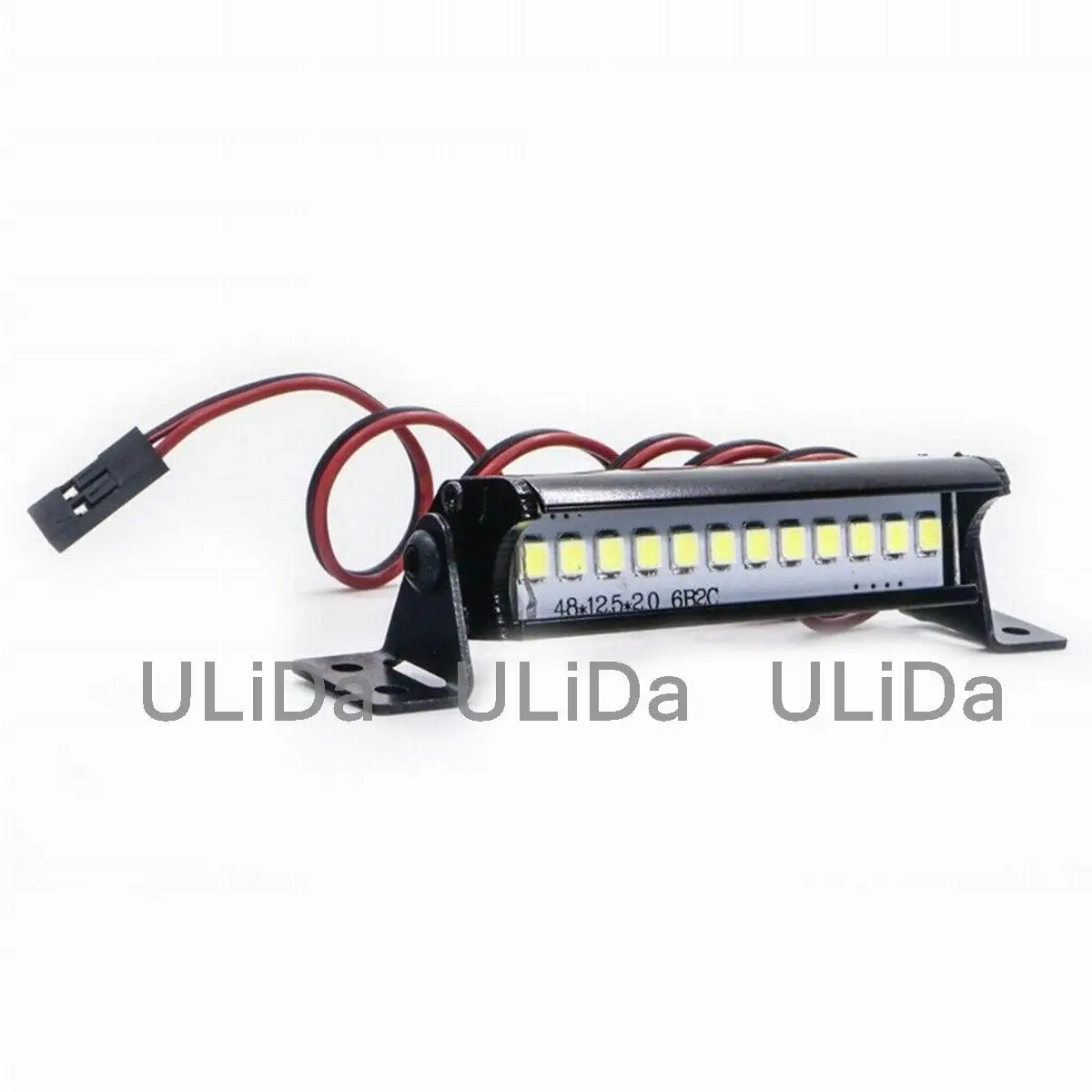RC LED Light 55mm RC Crawler LED Light Bar LEDs Lamp 1:10 RC Car Part for TRX4 90046 90048 SCX10 RC Model Car Parts
