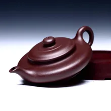 160 мл ручной Исин Zisha фиолетовый чайник глины | без каблука чайник | кунг-фу чайный сервиз Черный чай чайник посуда домашнего декора орнамент