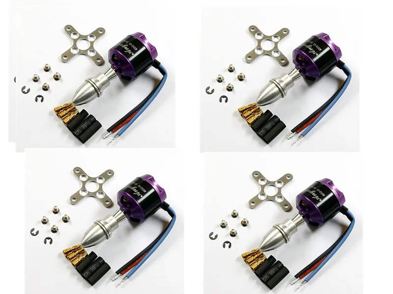 

4X SUNNYSKY A2212-980KV Brushless Motor W/adaptor,MultiCopter Multi-Copter Quad