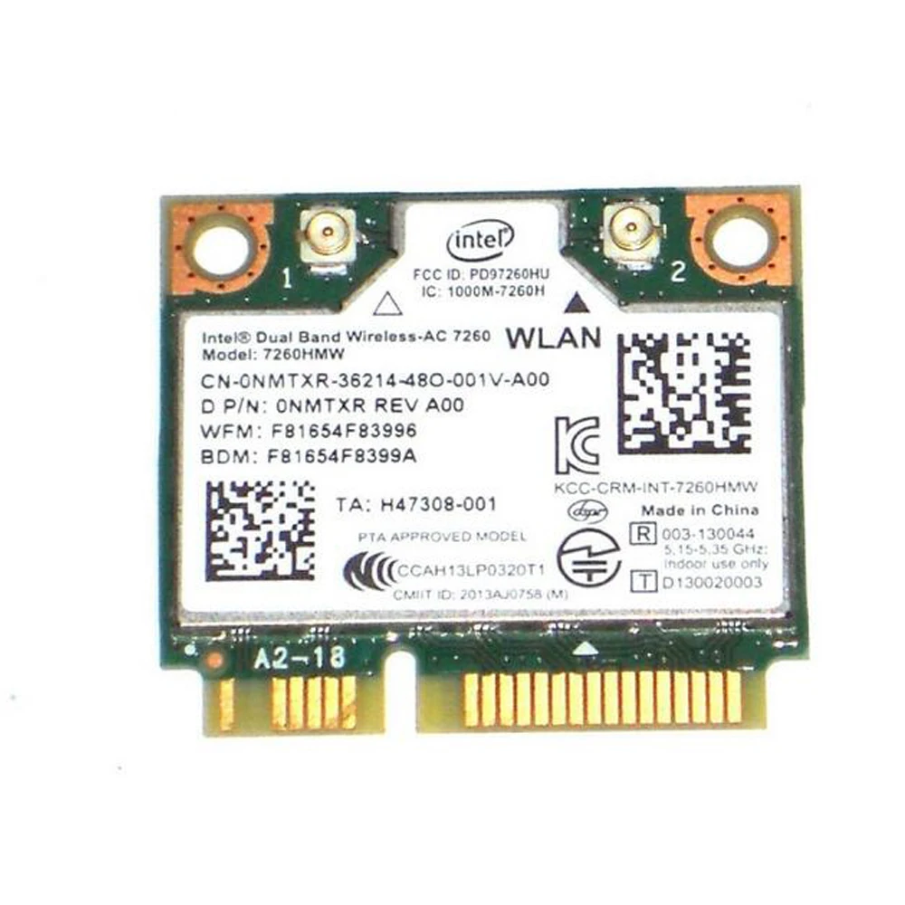 Tarjeta WLAN Inal mbrica De Doble Banda Int AC 7260 802 11 ABGN AC tarjeta-wlan-inal-mbrica-de-doble-banda-int-ac-7260-802-11-abgn-ac