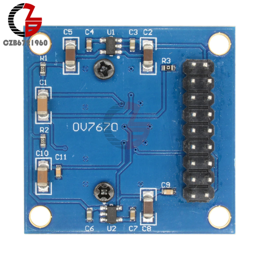 VGA OV7670 CMOS Камера Модуль объектива CMOS 640X480 SCCB Поддержка I2C Интерфейс автоэкспозиция для Arduino