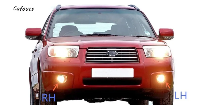 Cafoucs передние противотуманные фары для Subaru Forester 2006 2007 2008 дальнего света Foglight