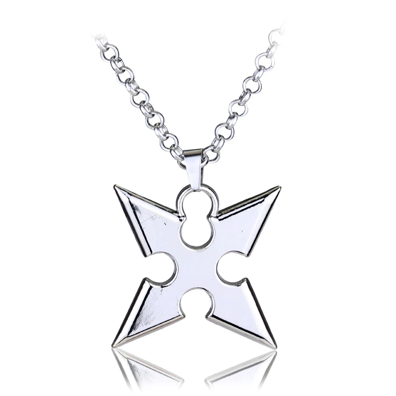 

dongsheng Hot Game Kingdom Hearts Metal Necklace Roxas dart Pendant Cosplay Accessories Jewelry Gift can Drop Shipping