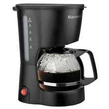 Кофеварка MAXWELL MW-1657 BK(Мощность 600 Вт, объем 0.6 л, капельная, подставка для подогрева