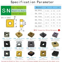 טונגסטן פלדה SNMG120408L-S ZC25 עיבוד גס 10pcs MOSASK של והתוספות ביצרו קרביד טונגסטן עיבוד שבבי פלדה (4)