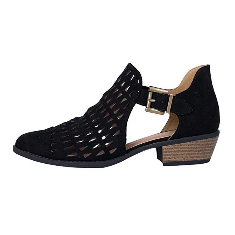 

Litthing Female Comfortable and Soft on Low Heel Closed Pointed Toe Sandals Women Spring Summer Wedge Sandals Flat Shoes