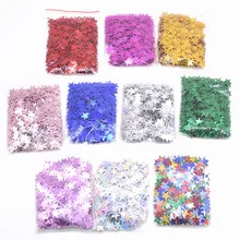 15g 6mm/10mm Stars Confetti Sprinkles Birthday Party Confetti Wedding Decoration Sparkle Little Stars Wedding Throwing Supplies7