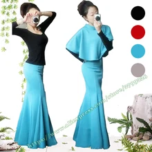 Весна-лето, модные, сексуальные, корейские, тонкие, с высокой талией, черные, красные, рыбий хвост, тянущиеся, Русалка, для девушек, женские, длинные, макси юбки, для женщин