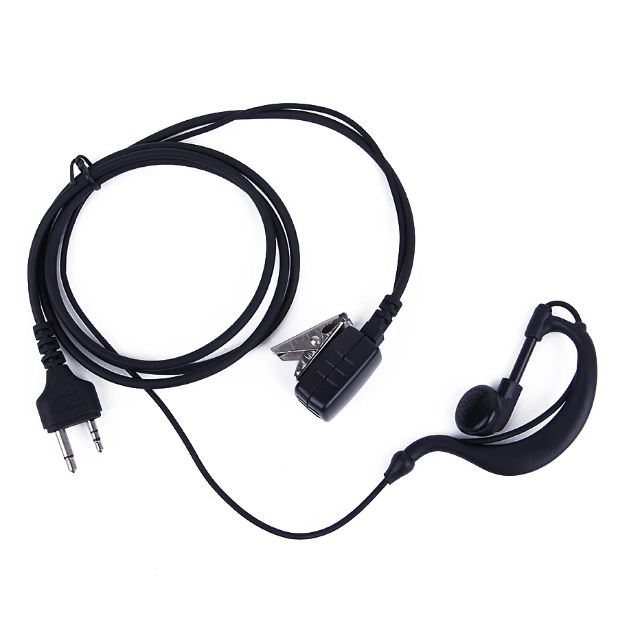 Для MIDLAND Walkie Talkie G6/G7/G8/G9 Hot 2 Pin PTT наушники с ушным крючком MIC GXT550 GXT650 LXT80 LXT110 LXT112 CB