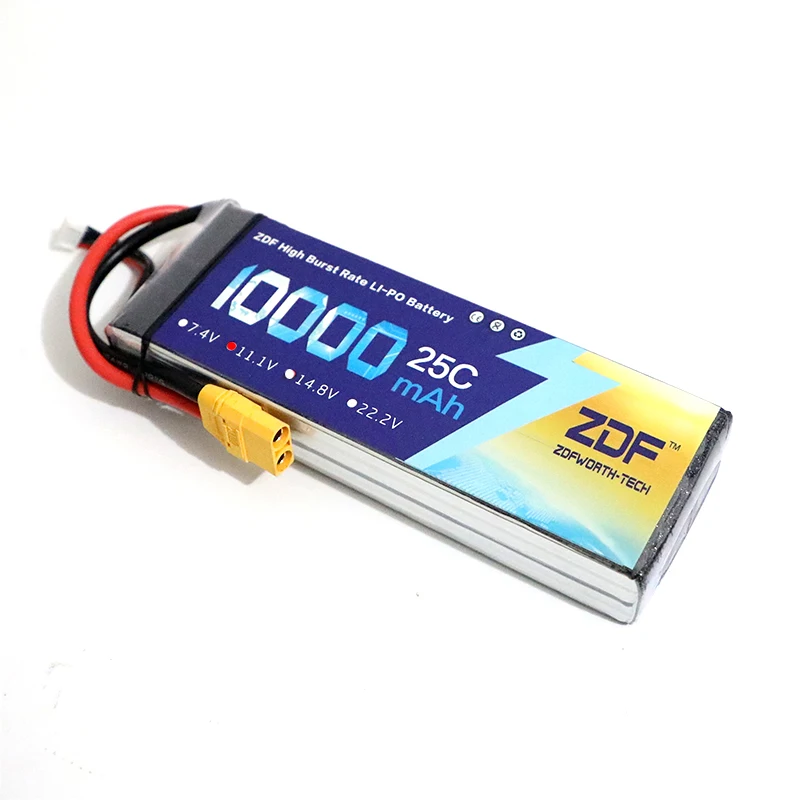 ZDF Lipo аккумулятор 3S 11,1 V 5000mAh 6000mah 8000mah 10000mah 12000mah 16000mah 25C 30C 50C для радиоуправляемого вертолета квадрокоптера