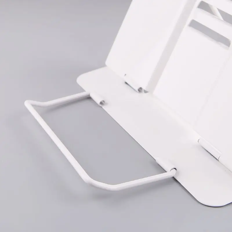 Reading Book Holder Support Document Shelf Bookstand Portable Metal Adjustable