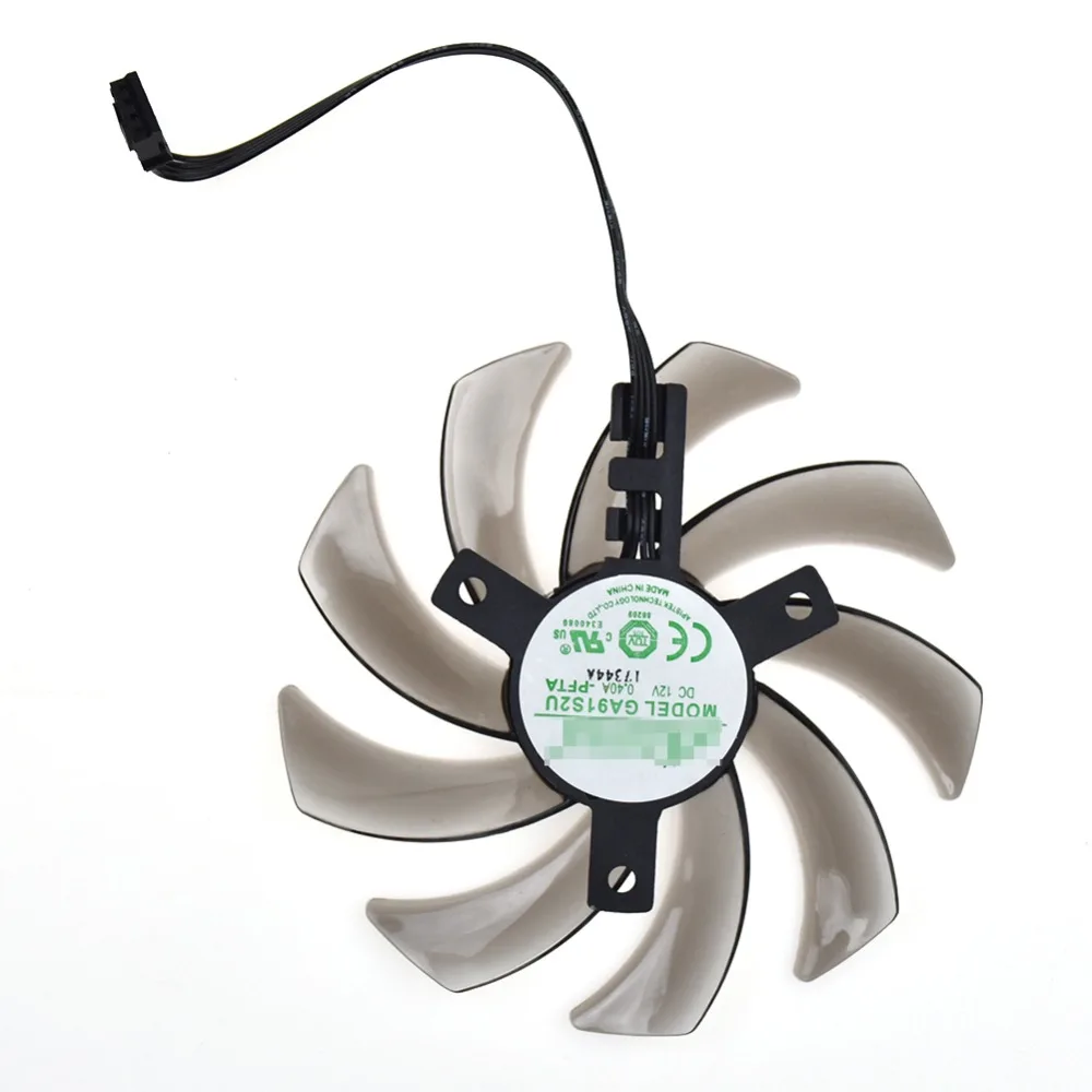 

For APISTEK GA91S2H-PFTS 4-pin The perfect Replacement For GA91S2U-PFTA 0.40A Diameter 86mm Hole Distance 40mm Processor Cooler
