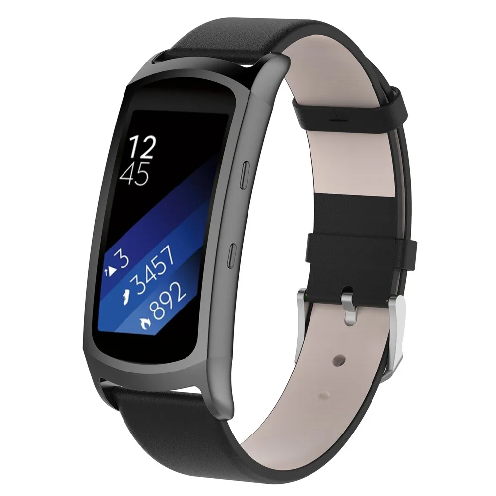 Кожаные ремешки для samsung gear Fit2/Fit 2 Pro, ремешки SM-R360/SM-R365, ремешок для часов, ремешок с адаптером, Прямая поставка l1023#2