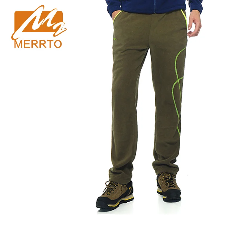 

MERRTO Man Hiking Pants Comfortable Fleece Running Loose Warm Climbing Trousers Winter Hiking Outdoor Quick Dry Pants#MT19183