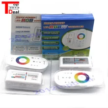 Сенсорный экран светодиодный RGB/RGBW контроллер 2,4G беспроводной DC12-24V сенсорный RF пульт дистанционного управления для RGB/RGBW светодиодные ленты