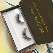 Очаровательные длинные накладные ресницы из меха норки, 3D полосы, натуральные норковые ресницы, толстый искусственный макияж ресниц принадлежности для макияжа dm20