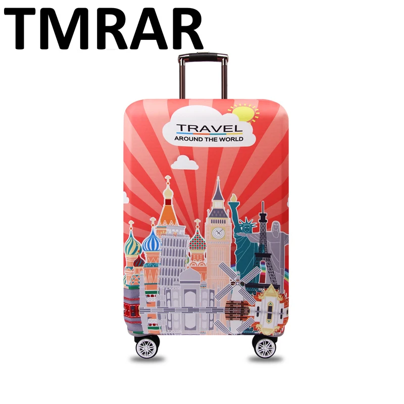 

2019 Fashion 4 Size Cartoon Case Cover Travel Suitcase Protective Cover Bags Luggage Protect Covers Travel Accessories qn395