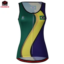 ZM Национальный флаг Летняя женская жилетка для езды полиэстер дышащий MTB велосипедный жилет для велосипедистов без рукавов Одежда для верховой езды