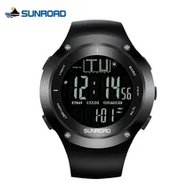 SUNROAD FR722 Smart Fishing Watches Women Luxury Altimeter Thermometer Outdoor Sport Watch Waterproof Camping WristWatch Mens