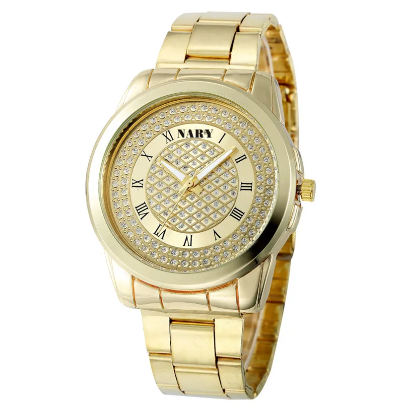 Молочно-watchStainless Сталь СПОРТ КВАРЦ часовым наручные аналоговые часы модные