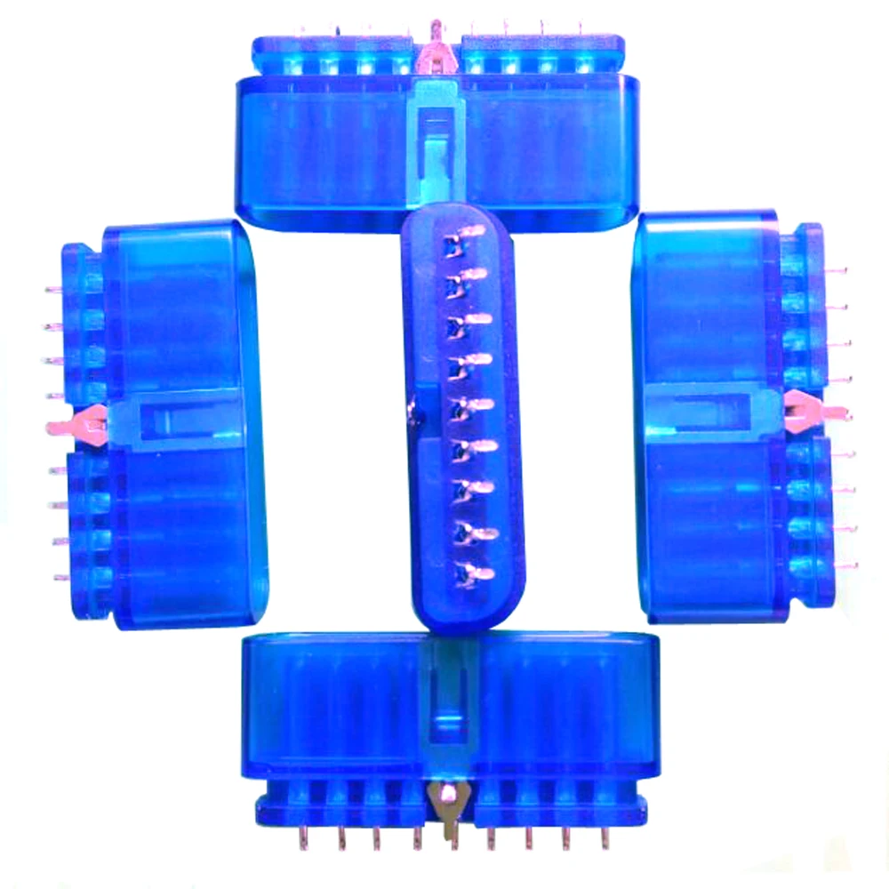Синий 9 Pin 90 disgree гнездовой разъем игровой контроллер Гнездо Слот для PS2 консоли для playstation 2 аксессуар